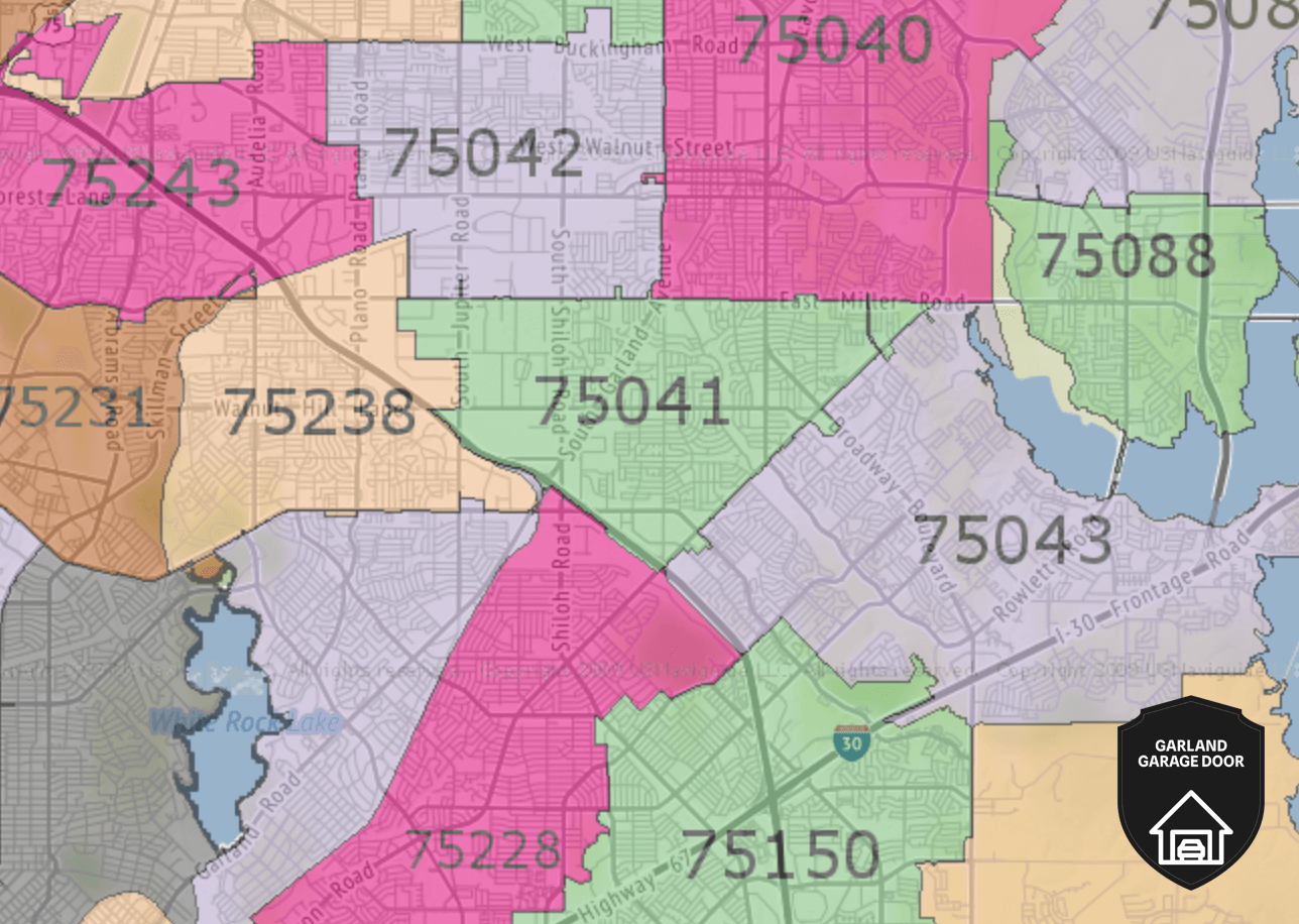 garland-texas-zip-code-map